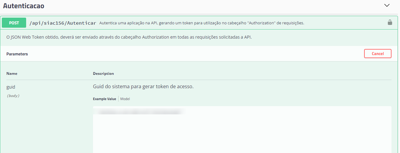 Método de obtenção dos dados de usuário.